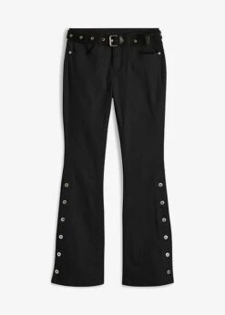 Rainbow Pantalon En Twill Avec Ceinture Et Jambes Boutonnées 15 Rainbow Pantalon En Twill Avec Ceinture Et Jambes Boutonnées -Venus Mode Winkel 24002259 3SC961uj