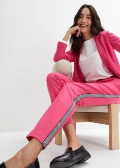 Pantalon à Taille Extensible Avec Bandes Décoratives -Venus Mode Winkel 24003256 kx7jzEBi