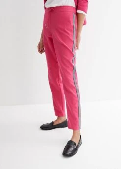 Pantalon à Taille Extensible Avec Bandes Décoratives -Venus Mode Winkel 24003274 lXaQ5TWz