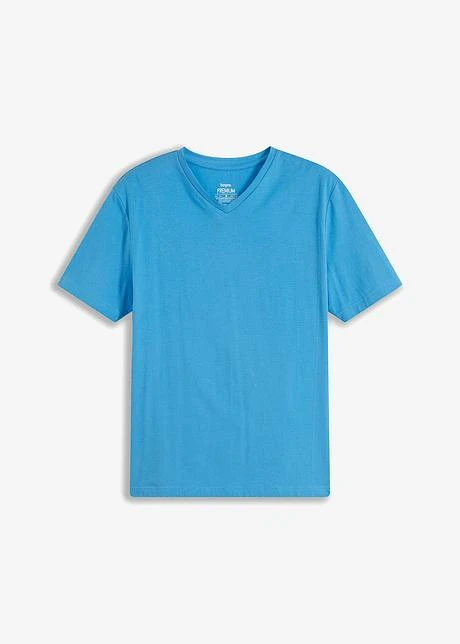 T-shirt Coton Sans Coutures Essential Avec Col V 3 T-shirt Coton Sans Coutures Essential Avec Col V