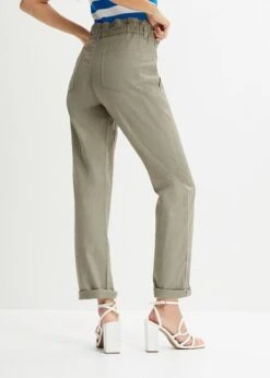 Pantalon En Twill Stretch à Taille élastiquée -Venus Mode Winkel 24004294 FHewtRUI