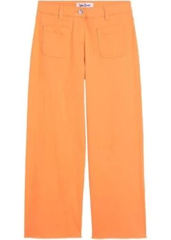 Pantalon Twill Fille à Jambe Large