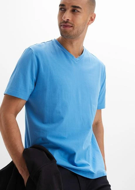 T-shirt Coton Sans Coutures Essential Avec Col V 8 T-shirt Coton Sans Coutures Essential Avec Col V - Afbeelding 6