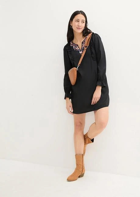 Robe De Grossesse / D'allaitement Avec Broderies 6 Robe De Grossesse / D'allaitement Avec Broderies - Afbeelding 4