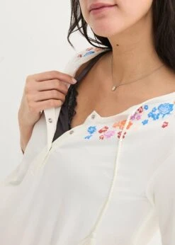 T-shirt De Grossesse / D'allaitement Avec Imprimé Floral Et Houppes -Venus Mode Winkel 24008792 MXiFd0Oa