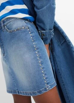 Rainbow Jupe En Jean Avec Rivets -Venus Mode Winkel 24008957 0oA6Ax2z