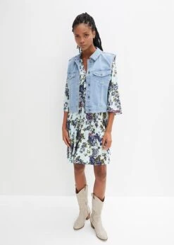 Rainbow Robe Avec Patte De Boutonnage Courte -Venus Mode Winkel 24009091 jKC3VFyY