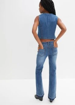 Rainbow Jean Flare à Poches Plaquées -Venus Mode Winkel 24009246 lxWhcKfH