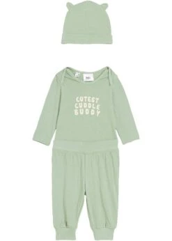 Ensemble Body, Pantalon Et Accessoire Bébé (3 Pces.)