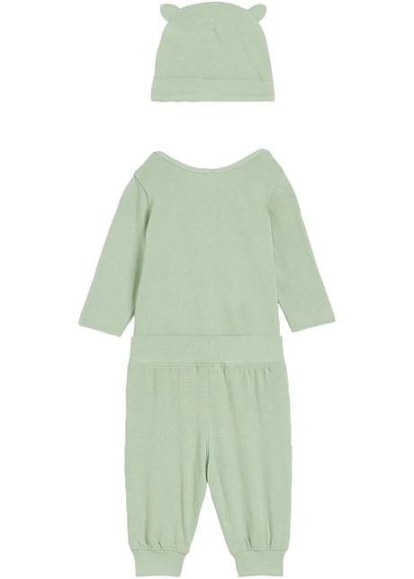 Ensemble Body, Pantalon Et Accessoire Bébé (3 Pces.) 4 Ensemble Body, Pantalon Et Accessoire Bébé (3 Pces.) - Afbeelding 2