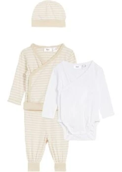 Ensemble De Naissance En Coton (4 Pces.)