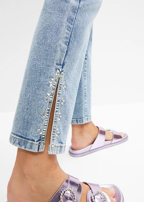 Rainbow Jean Court Avec Décoration 7 Rainbow Jean Court Avec Décoration - Afbeelding 5