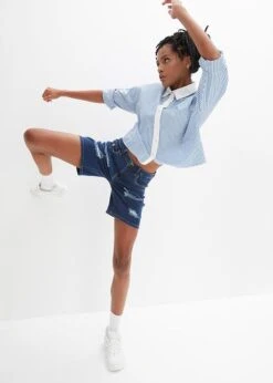 Rainbow Short En Jean Destroyed -Venus Mode Winkel 24010129 32QCLpwo