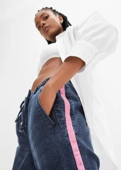 Rainbow Jean Décontracté à Galon Contrastant -Venus Mode Winkel 24010165 qu6xuMyd