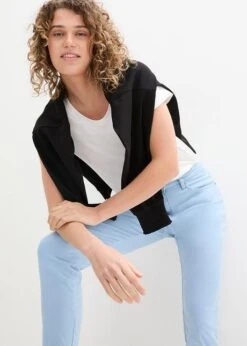 Pantalon Twill Raccourci Look Used -Venus Mode Winkel 24010443 4vqgvlka