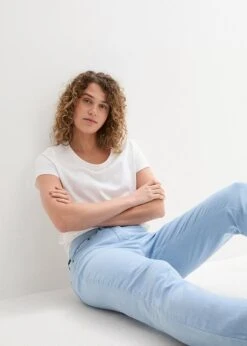 Pantalon Twill Raccourci Look Used -Venus Mode Winkel 24010451 7TWm7Ueu