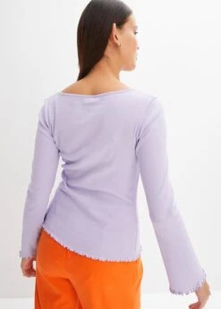 Rainbow T-shirt Côtelé à Manches Trompette 12 Rainbow T-shirt Côtelé à Manches Trompette -Venus Mode Winkel 24010732 fUXpLopT