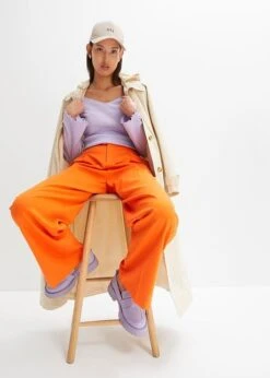 Rainbow T-shirt Côtelé à Manches Trompette 13 Rainbow T-shirt Côtelé à Manches Trompette -Venus Mode Winkel 24010786 UwvoC3q5