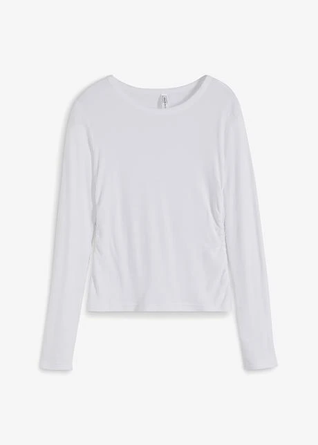 Rainbow T-shirt Manches Longues Côtelé Avec Fronces 3 Rainbow T-shirt Manches Longues Côtelé Avec Fronces