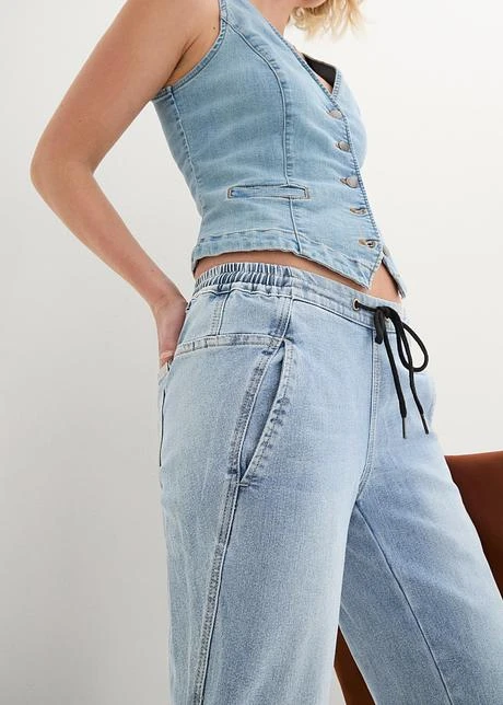 Jean Mid Waist Boyfriend, Cropped 8 Jean Mid Waist Boyfriend, Cropped - Afbeelding 6