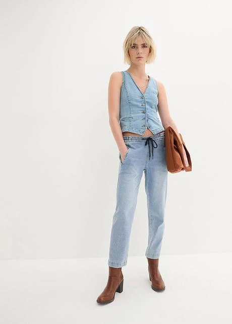 Jean Mid Waist Boyfriend, Cropped 6 Jean Mid Waist Boyfriend, Cropped - Afbeelding 4