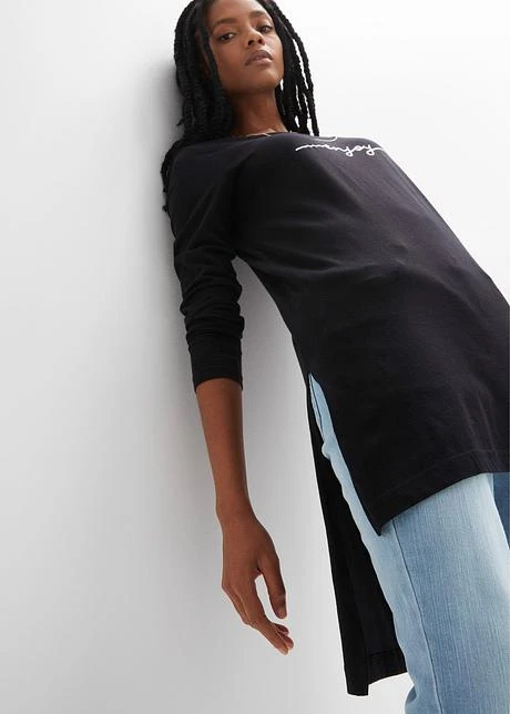 Rainbow T-shirt Long à Fentes 7 Rainbow T-shirt Long à Fentes - Afbeelding 5