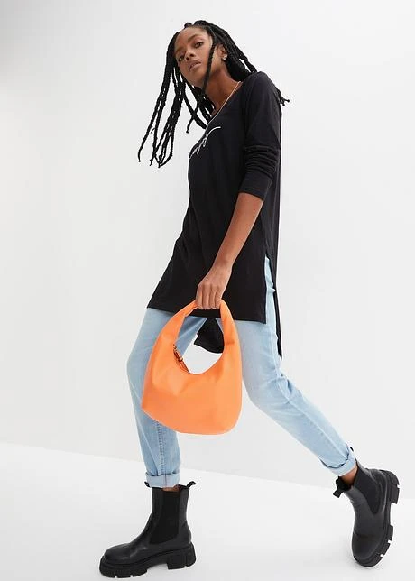 Rainbow T-shirt Long à Fentes 6 Rainbow T-shirt Long à Fentes - Afbeelding 4