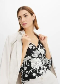 T-shirt Avec Empiècement Crochet 14 T-shirt Avec Empiècement Crochet -Venus Mode Winkel 24014033 yLdgFXTx