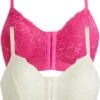 Lot De 2 Soutiens-gorge Fermeture Devant Sans Armatures Avec Coton -Venus Mode Winkel 24015133 kzZquqrq