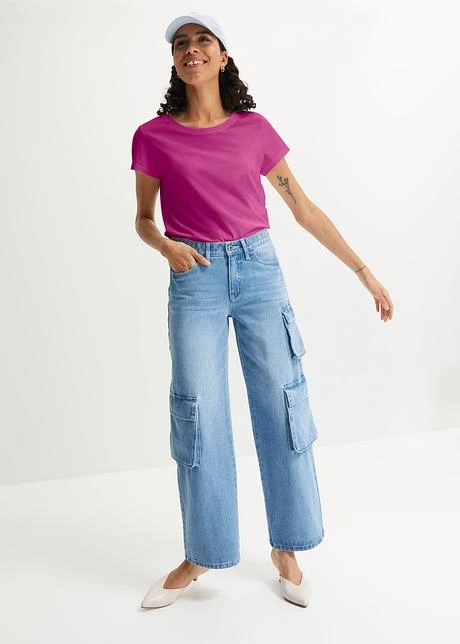 Lot De 5 Tee-shirts Col Rond, Manches Courtes 6 Lot De 5 Tee-shirts Col Rond, Manches Courtes - Afbeelding 4