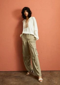 Rainbow Pantalon Cargo En Satin 12 Rainbow Pantalon Cargo En Satin -Venus Mode Winkel 24018126 wosqYMhG