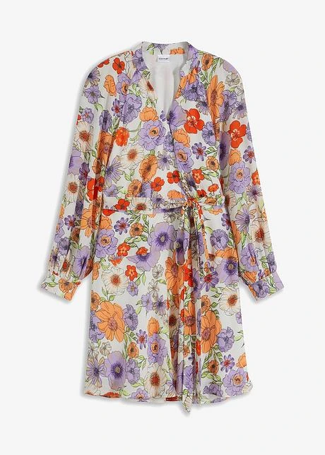 Robe Cache-cœur En Polyester Recyclé 10 Robe Cache-cœur En Polyester Recyclé - Afbeelding 8