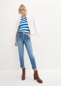 Jean Boyfriend Taille Moyenne, Cropped -Venus Mode Winkel 24025043 qxXXshj7