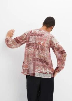 Tunique-blouse Imprimée En Polyester Recyclé -Venus Mode Winkel 24026010 n1n5mNDH