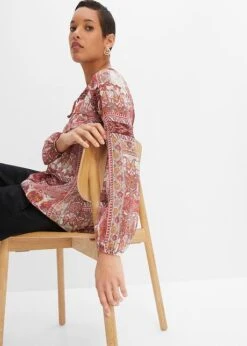 Tunique-blouse Imprimée En Polyester Recyclé -Venus Mode Winkel 24026346 j2NoPxEq