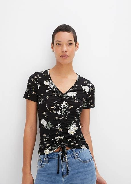 T-shirt Imprimé Avec Fronces 4 T-shirt Imprimé Avec Fronces - Afbeelding 2