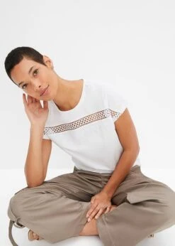 T-shirt à Dentelle -Venus Mode Winkel 24026655 JGuyMMYl