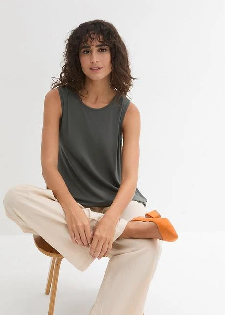 Lot De 2 Débardeurs Longs En Viscose 4 Lot De 2 Débardeurs Longs En Viscose - Afbeelding 2