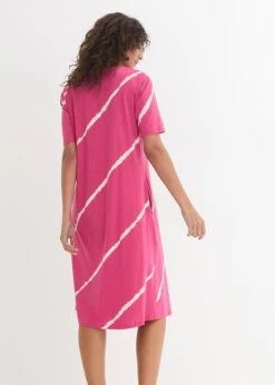 Robe Trapèze En Jersey De Coton Avec Poches, Long. Genou -Venus Mode Winkel 24027257 9bnsEzgK