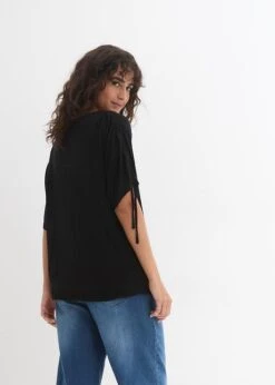 T-shirt à Manches Froncées Et Base élastiquée -Venus Mode Winkel 24027268 w349zox8