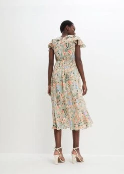 Robe Effet Froissé à Volants -Venus Mode Winkel 24027377 FzPxjR5k