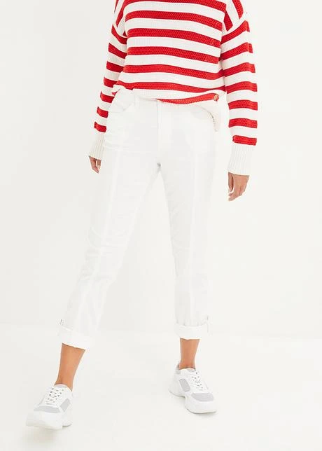 Jean Straight, Taille Moyenne, Retroussable 4 Jean Straight, Taille Moyenne, Retroussable - Afbeelding 2