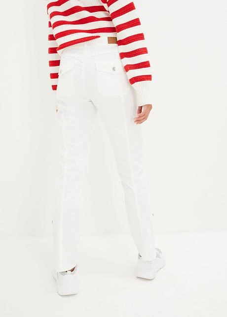 Jean Straight, Taille Moyenne, Retroussable 5 Jean Straight, Taille Moyenne, Retroussable - Afbeelding 3