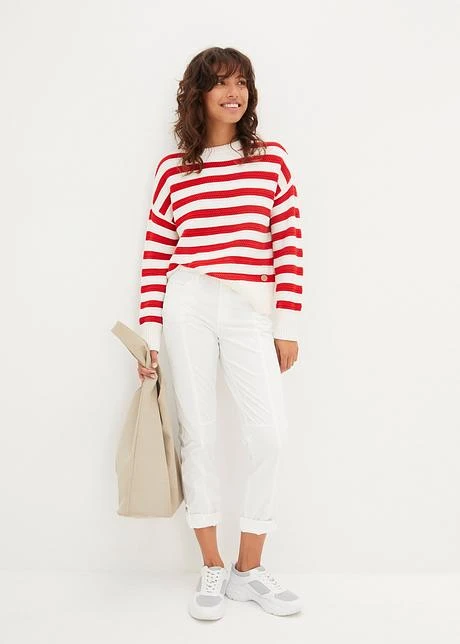 Jean Straight, Taille Moyenne, Retroussable 6 Jean Straight, Taille Moyenne, Retroussable - Afbeelding 4