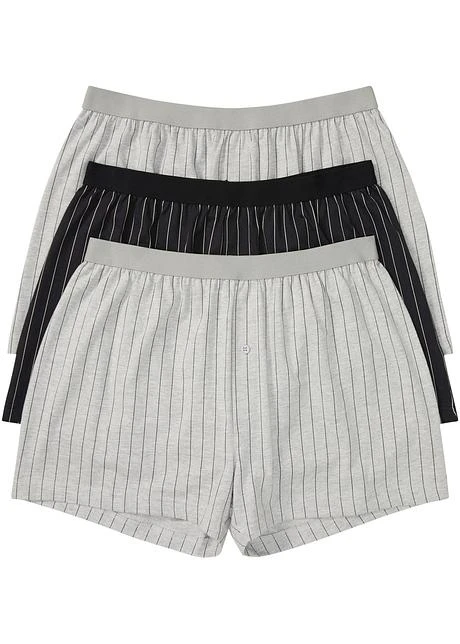 Lot De 3 Boxer-shorts Décontractés En Jersey 3 Lot De 3 Boxer-shorts Décontractés En Jersey