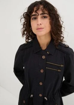 Parka Coton Mi-longue Style Utilitaire -Venus Mode Winkel 24028210 TiboCich