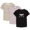 Lot De 3 T-shirts Fille En Coton -Venus Mode Winkel 24030964 VIEo4MG0