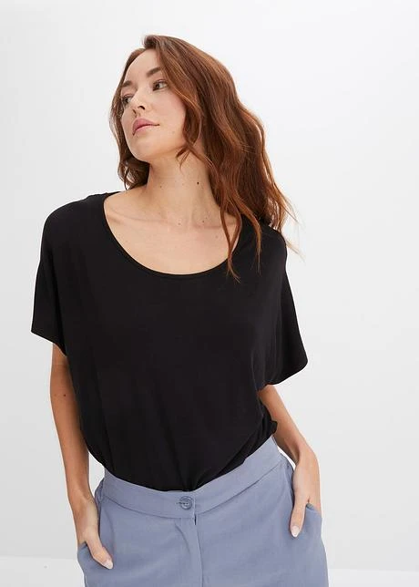 T-shirt Manches Chauve-souris à Dentelle 5 T-shirt Manches Chauve-souris à Dentelle - Afbeelding 3