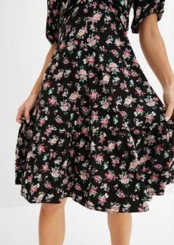 Robe En Jersey à Manches Bouffantes -Venus Mode Winkel 24031304 Bki7kgnQ