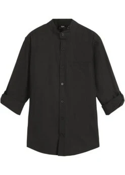 Chemise Garçon Manches Longues à Retrousser